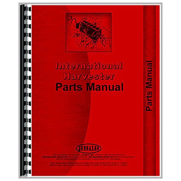 Aftermarket Parts Manual made for International Harvester C Tractor MAN80-0002 - main